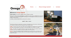 Desktop Screenshot of omega-asphalt.com.au